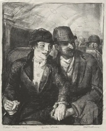 In the Subway, by George Bellows