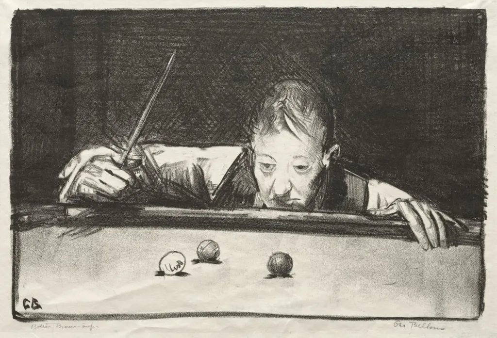 Indoor Athlete, by George Bellows, 1921