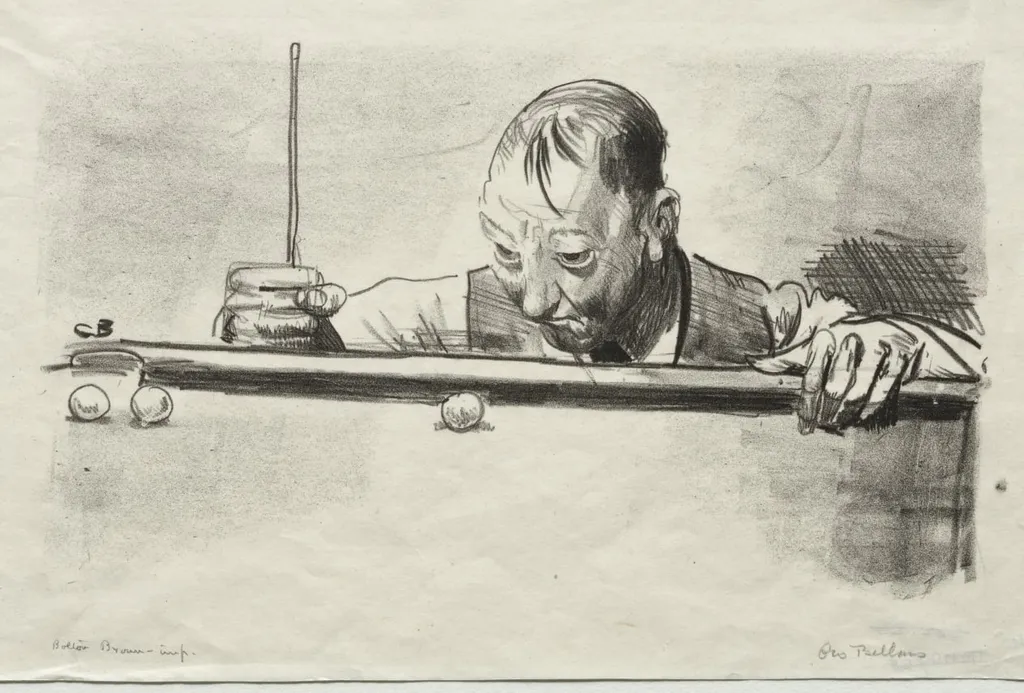 Indoor Athlete, Second Stone, by George Bellows, 1921