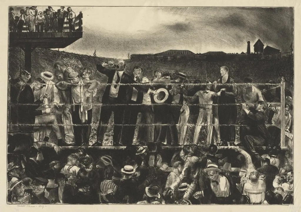 Introducing Georges Carpentier, by George Bellows, 1921