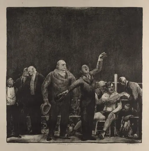 Introducing John L. Sullivan, by George Bellows