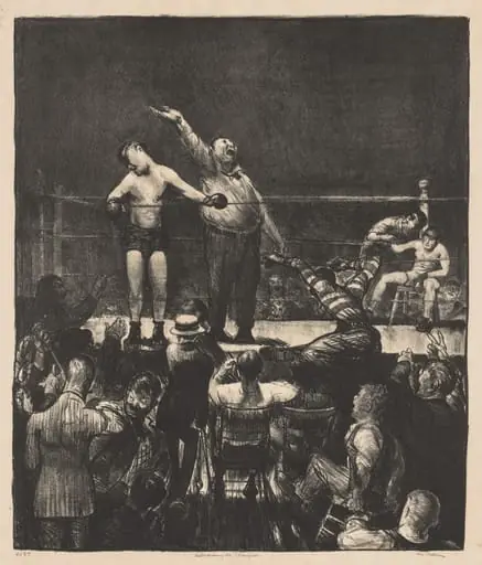 Introducing the Champion, No. 1, Large, by George Bellows