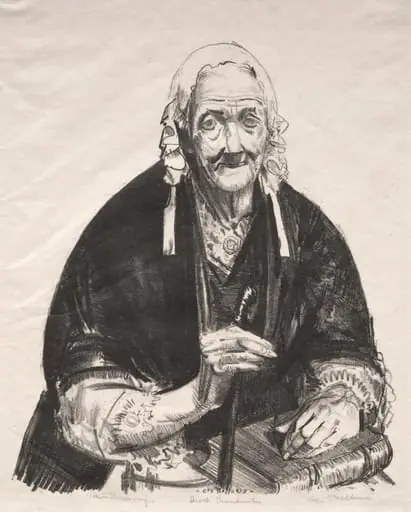 Irish Grandmother, by George Bellows