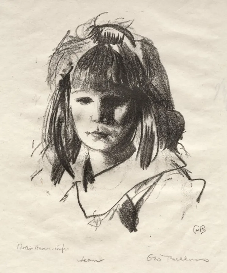 Jean 1921, First Stone, by George Bellows, 1921