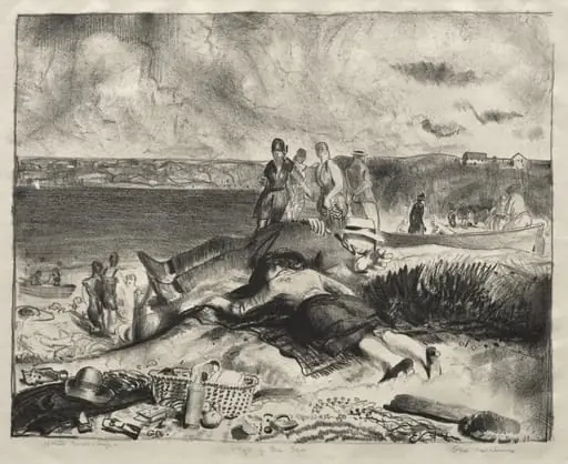 Legs of the Sea, by George Bellows