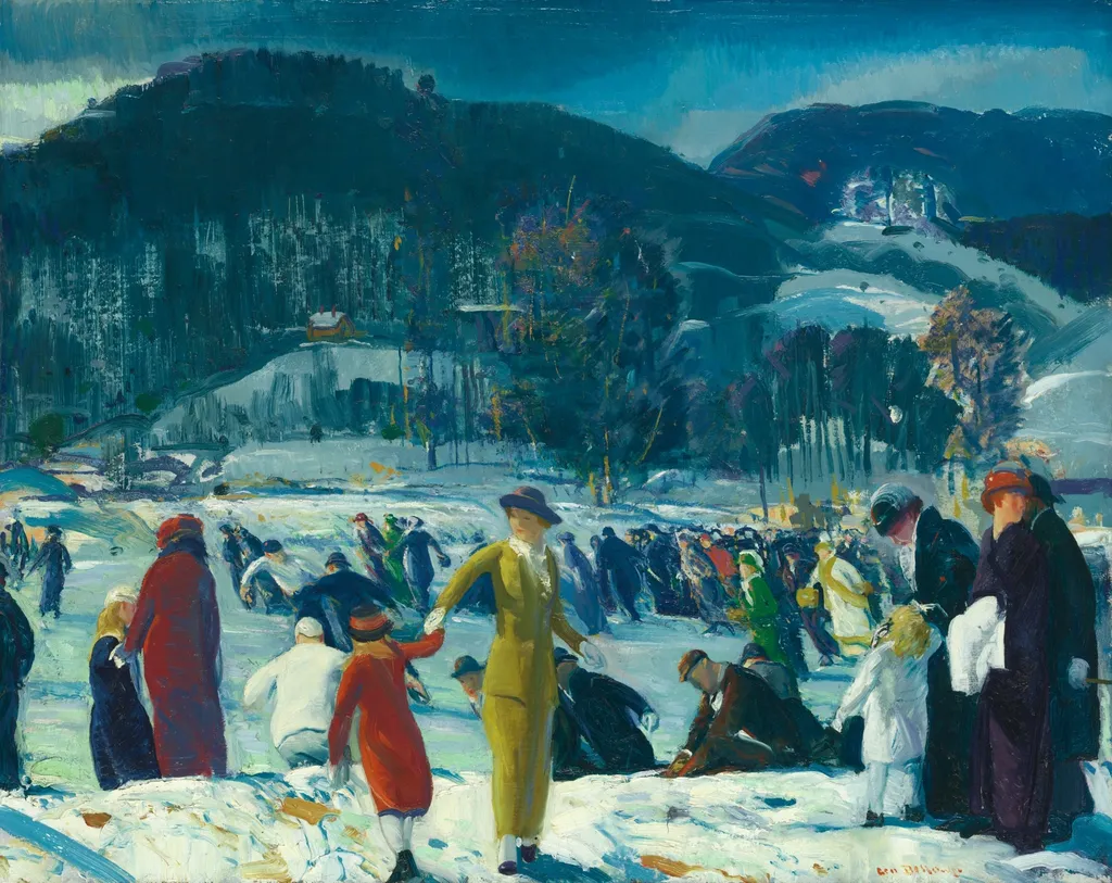 Love of Winter, by George Bellows, oil, 1914