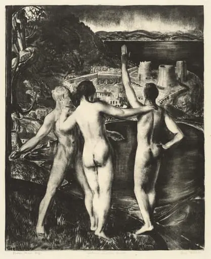 Lychnis and Her Sons, by George Bellows