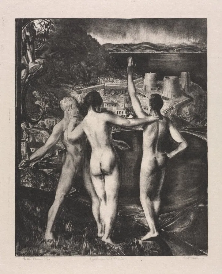 Lychnis and Her Sons, by George Bellows, 1923