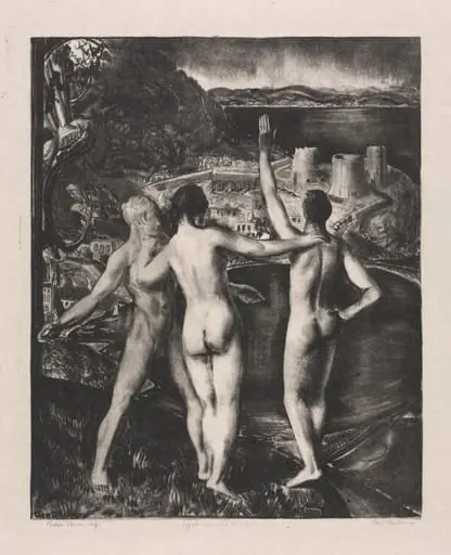 Lychnis and Her Sons, by George Bellows