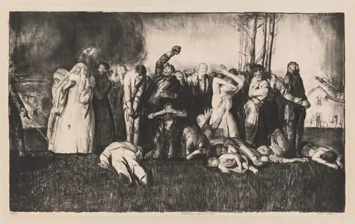 Massacre at Dinant, by George Bellows