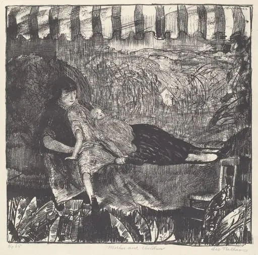 Mother and Children, by George Bellows