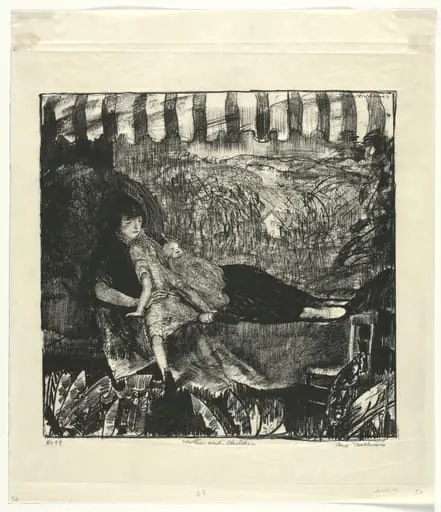 Mother and Children, by George Bellows