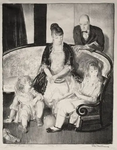 My Family, Second Stone, by George Bellows