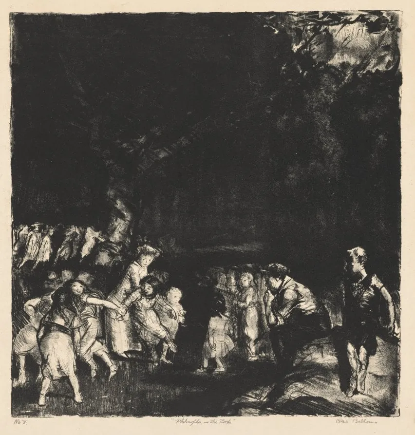 Philosopher on the Rock, by George Bellows, 1916