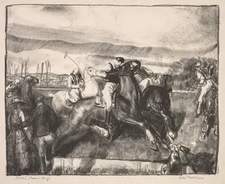 Polo Sketch, by George Bellows