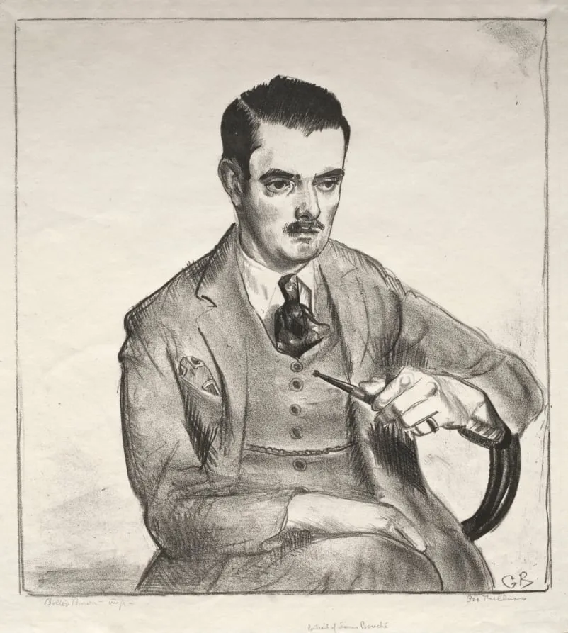 Portrait, Louis Bouché, by George Bellows, 1921