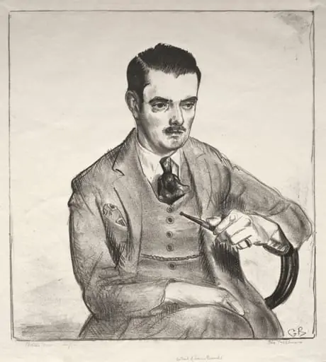 Portrait, Louis Bouché, by George Bellows