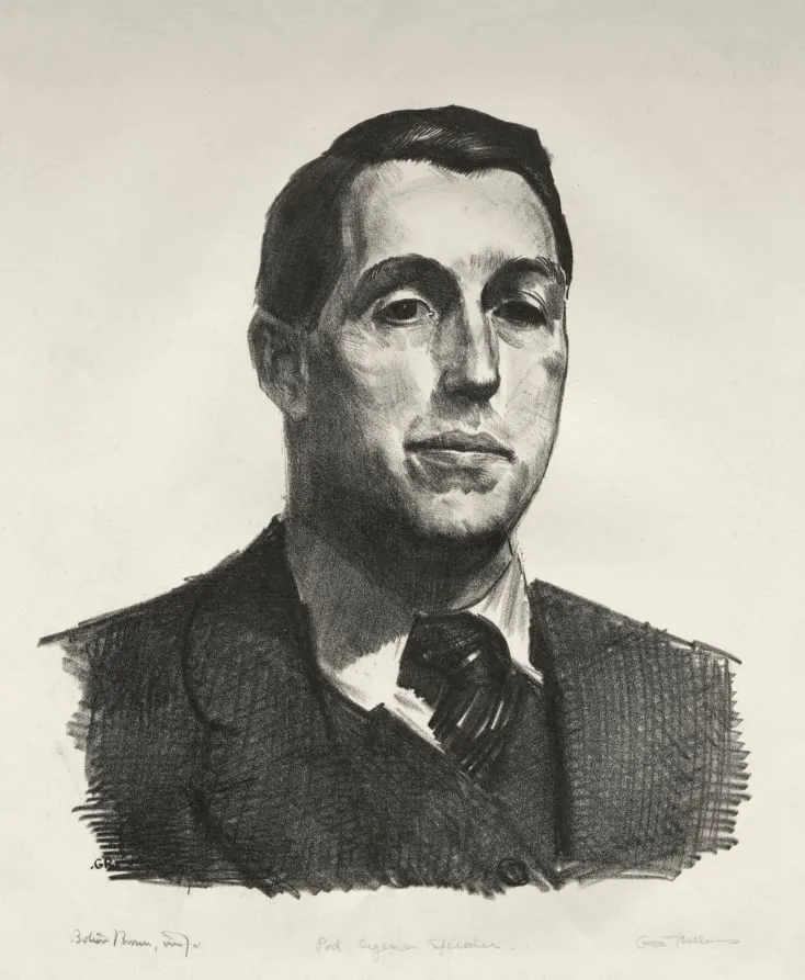 Portrait of Eugene Speicher, First Stone, by George Bellows, 1924