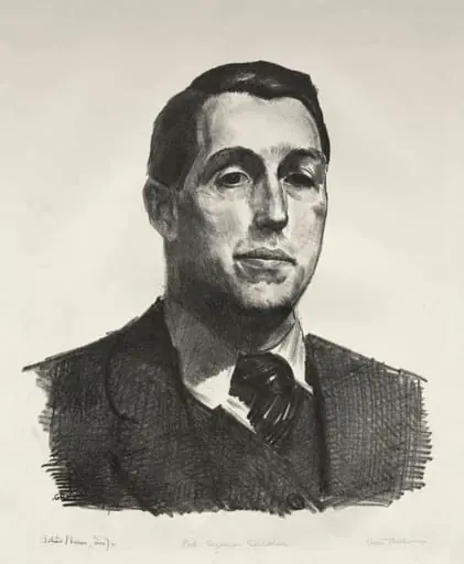 Portrait of Eugene Speicher, First Stone, by George Bellows