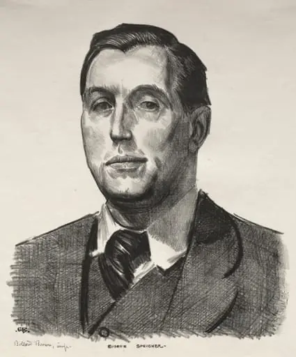 Portrait of Eugene Speicher, Second Stone, by George Bellows