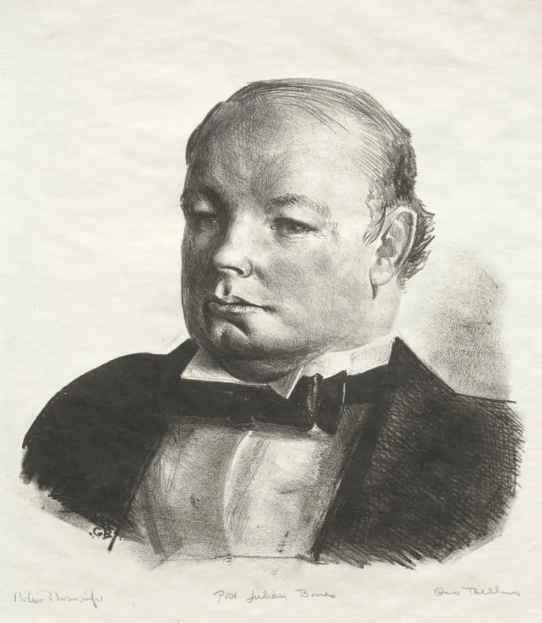 Portrait of Julian Bowes, by George Bellows, 1923