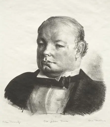 Portrait of Julian Bowes, by George Bellows