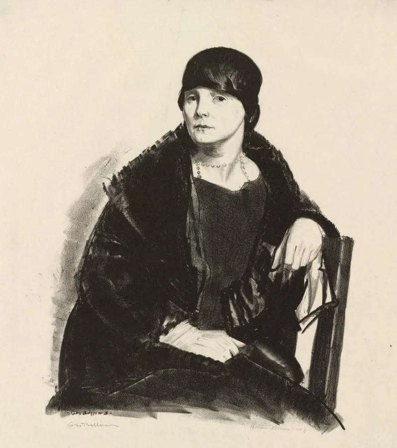Portrait of Mrs. R., by George Bellows, 1923