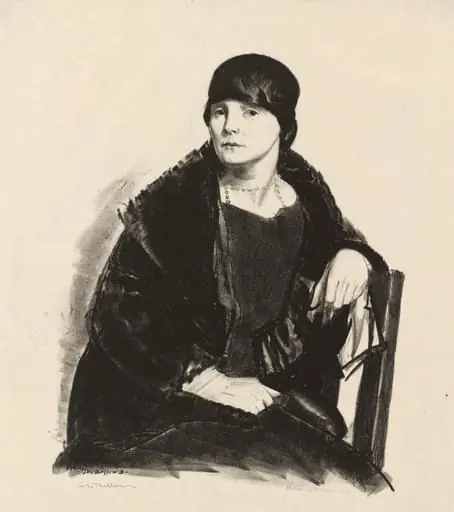 Portrait of Mrs. R., by George Bellows