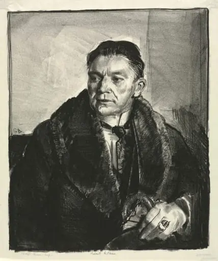 Portrait of Robert Aitken, Second Stone, by George Bellows