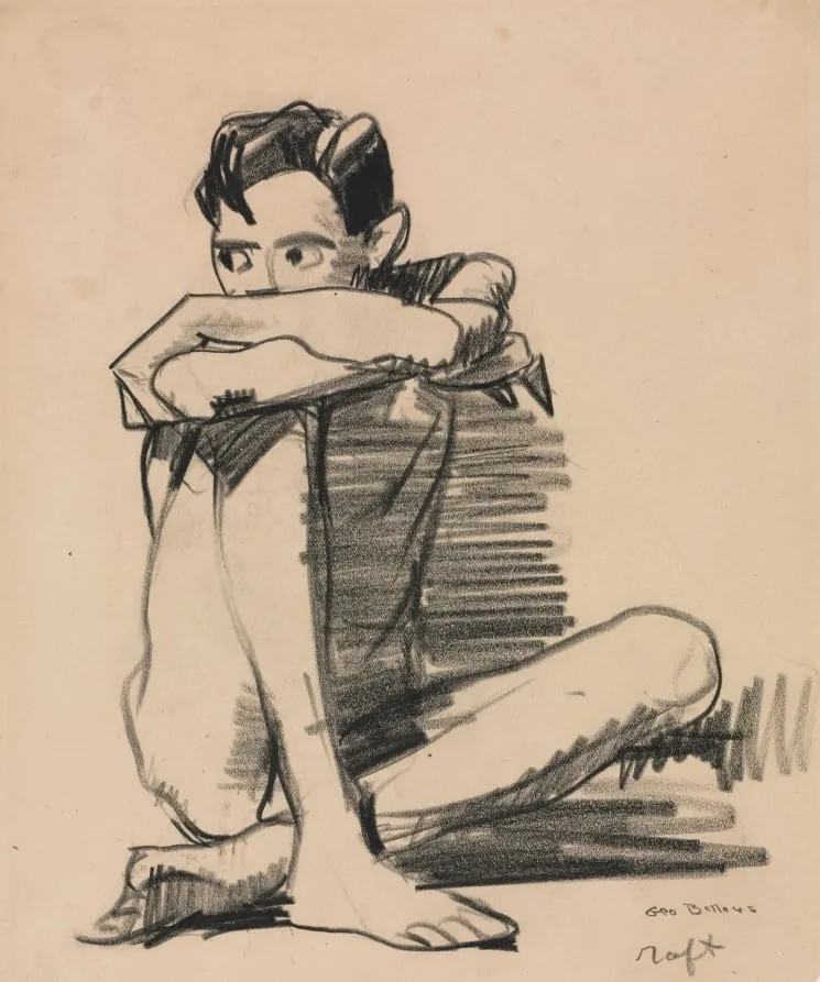 Seated Boy, by George Bellows, 1914