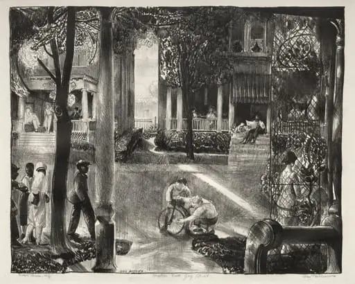 Sixteen East Gay Street, by George Bellows