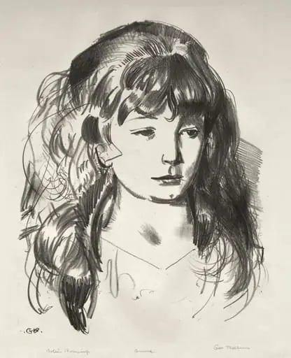 Sketch of Anne, by George Bellows