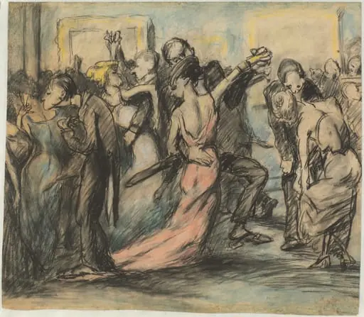 Society Ball [verso], by George Bellows