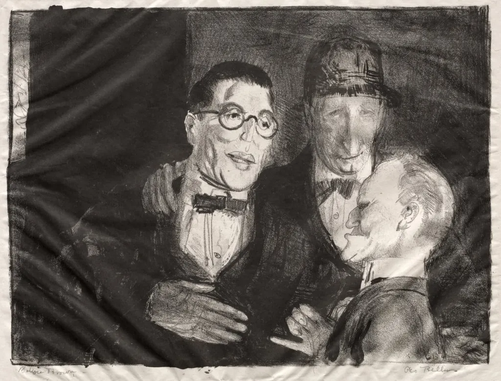 Speicher, Kroll and Bellows, by George Bellows, 1921