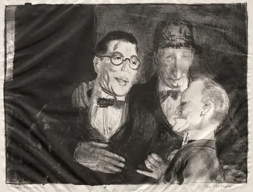 Speicher, Kroll and Bellows, by George Bellows