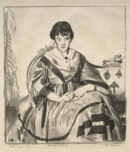 Study of Mary, by George Bellows