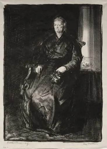 Study of My Mother, First Stone, by George Bellows