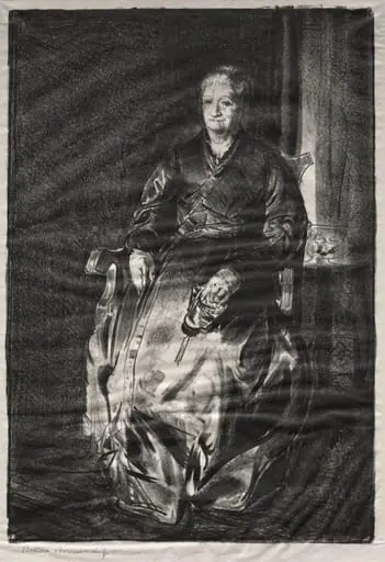 Study of My Mother, Second Stone, by George Bellows