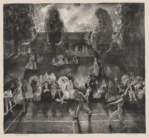 Tennis, by George Bellows