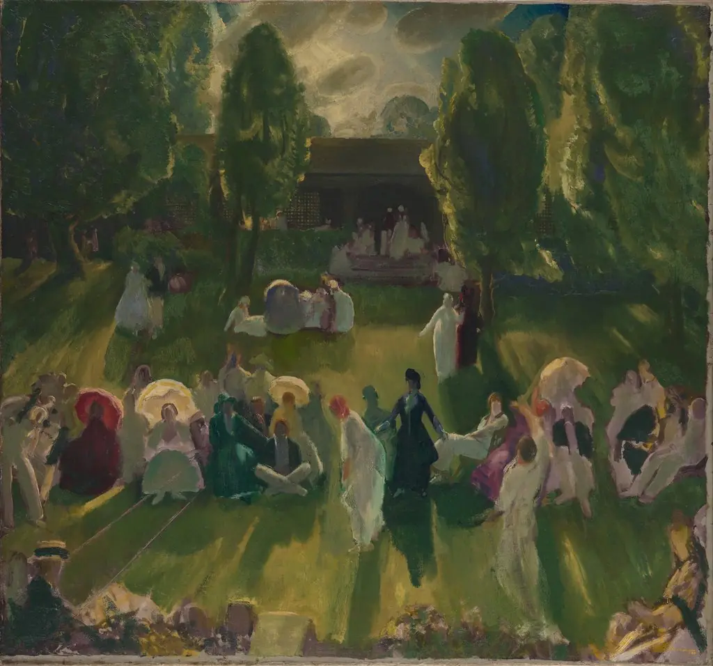 Tennis at Newport, by George Bellows