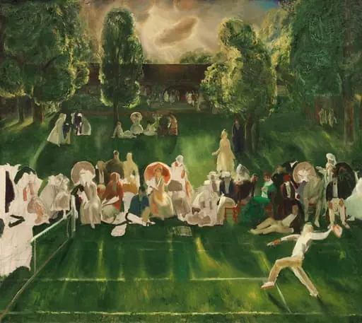 Tennis Tournament, by George Bellows