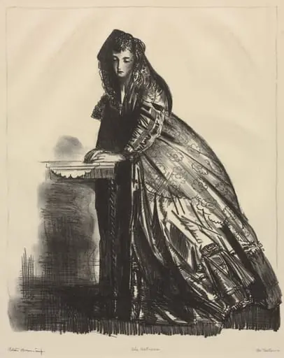 The Actress, by George Bellows