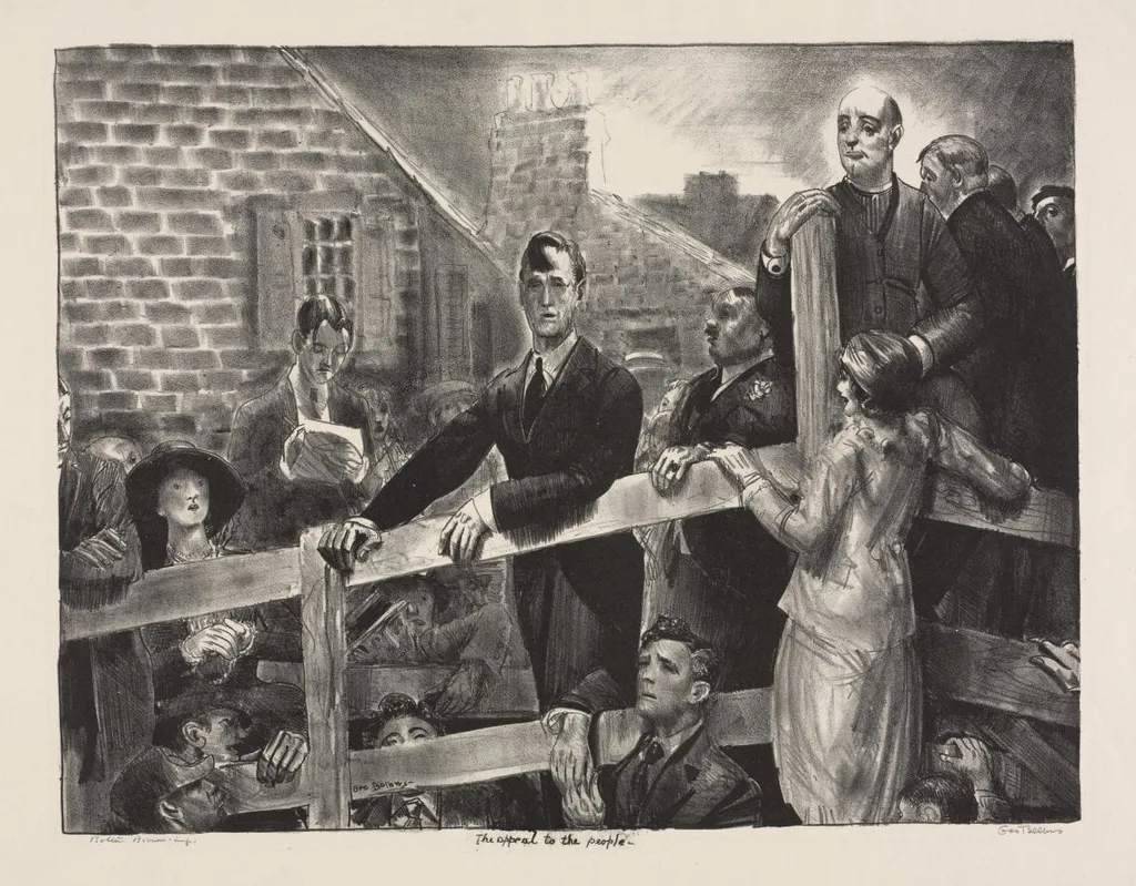 The Appeal to the People, by George Bellows, 1924
