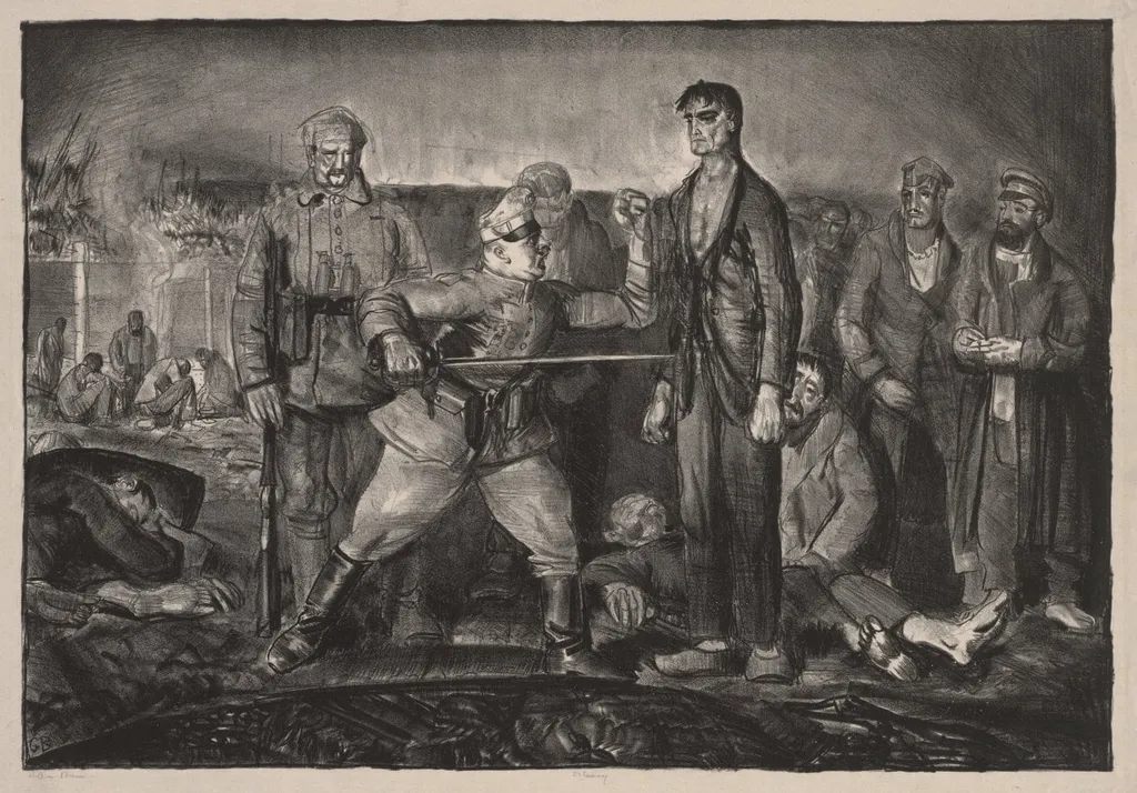 The Case of Sergeant Delaney, by George Bellows, 1918