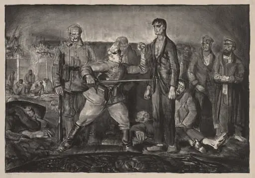 The Case of Sergeant Delaney, by George Bellows