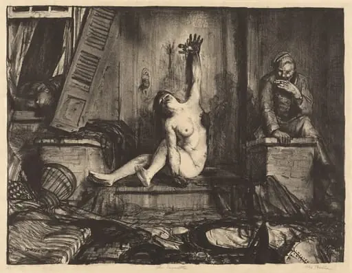 The Cigarette, by George Bellows