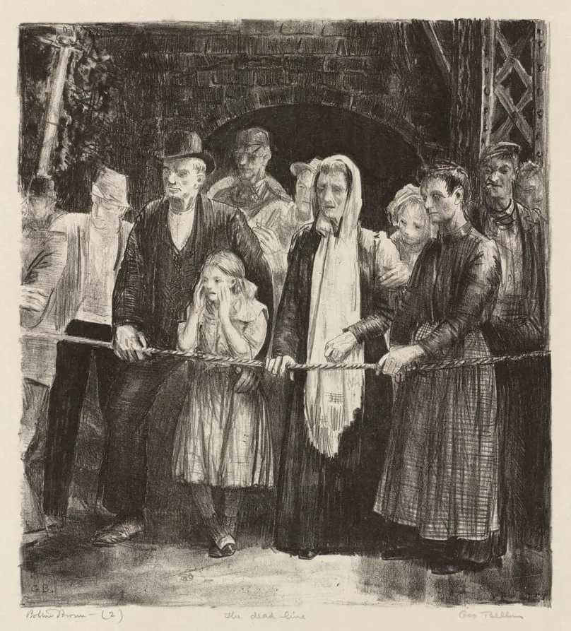 The Dead-line, by George Bellows, 1923