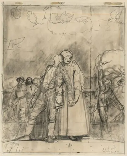 The Eve of Victory, by George Bellows