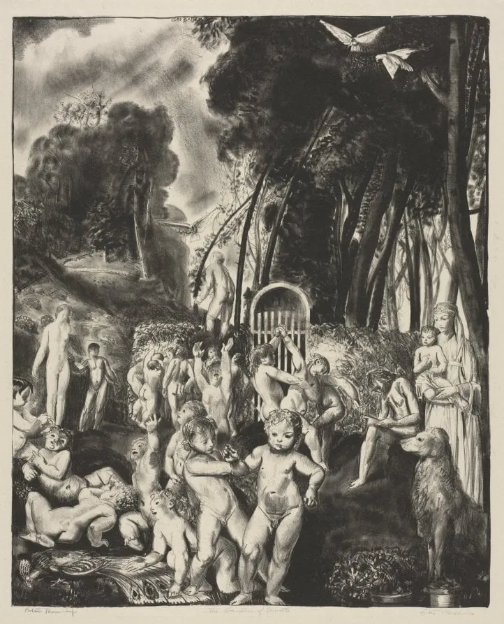 The Garden of Growth, by George Bellows, 1923