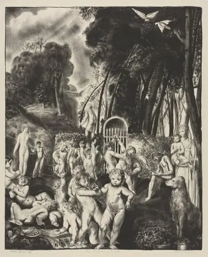 The Garden of Growth, by George Bellows